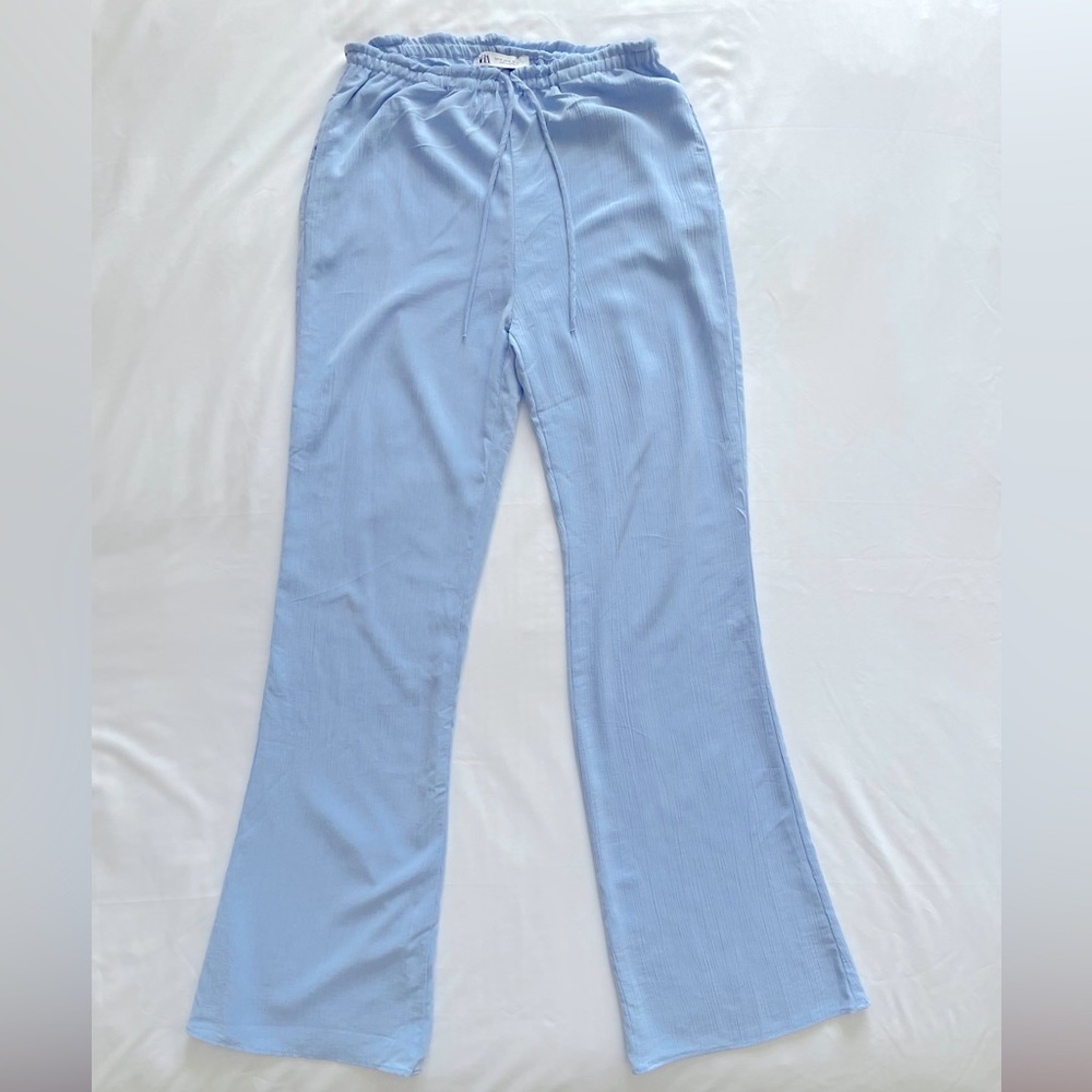 Zara women’s light blue summer pants XS